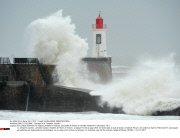 SABLES D'OLONNE : Passage de la Tempete Joachim