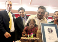Jyoti Amge, Guinness World Records, Worlds Shortest Woman, Nagpur, Maharahstra, India - 16 Dec 2011