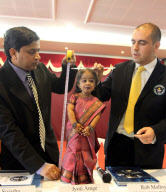 Jyoti Amge, Guinness World Records, Worlds Shortest Woman, Nagpur, Maharahstra, India - 16 Dec 2011