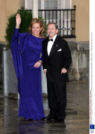 GALA DINNER TO CELEBRATE THE WEDDING OF PRINCE FELIPE AND LETIZIA ORTIZ ROCASOLANO, PARDO PALACE, MADRID, SPAIN - 21 MAY 2004
