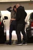 *EXCLUSIVE* Selma Blair gives her hubby a love squeeze