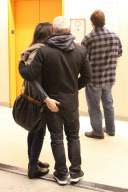 *EXCLUSIVE* Selma Blair gives her hubby a love squeeze