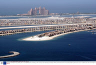 Construction continues on Palm Jumeirah, Dubai  - 11 Nov 2009
