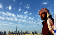 The Burj Dubai, the World's tallest building, Dubai, United Arab Emirates - 31 Dec 2009