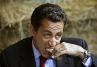 Nicolas Sarkozy campaigns in Central France
