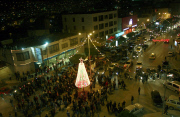 Weihnachtsstimmung im palästinensischen Nablus