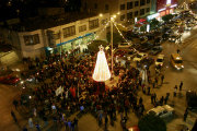 Weihnachtsstimmung im palästinensischen Nablus