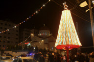 Weihnachtsstimmung im palästinensischen Nablus