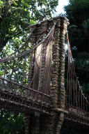 Model train display made from plants in the Enid A. Haupt Conservatory at the New York Botanical Gardens, America - 13 Dec 2011