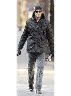Hugh Jackman Takes a Stroll With Daughter Ava