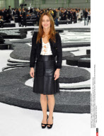 PARIS: Celebs at Chanel ready to wear spring-summer 2011 fashion show.