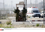 NABLUS: Israeli soldiers checkpoint