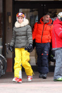 *EXCLUSIVE* Lori Loughlin bundles up for a morning Ski Run