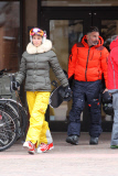 *EXCLUSIVE* Lori Loughlin bundles up for a morning Ski Run