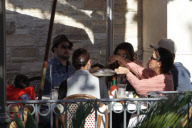*EXCLUSIVE* Eva Longoria and Eduardo Cruz have lunch with friends