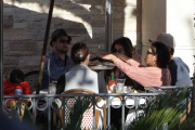 *EXCLUSIVE* Eva Longoria and Eduardo Cruz have lunch with friends