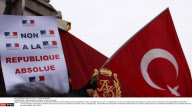 PARIS : Demonstrators of France's Turkish community