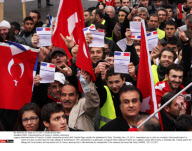 PARIS : Demonstrators of France's Turkish community