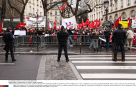 PARIS : Demonstrators of France's Turkish community
