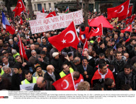PARIS : Demonstrators of France's Turkish community
