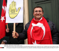 PARIS : Demonstrators of France's Turkish community