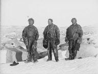 Ausstellung über die britische Polarexpedition 1910-13 am Scott Polar Research Institute in Cambridge