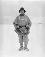 Ausstellung über die britische Polarexpedition 1910-13 am Scott Polar Research Institute in Cambridge