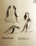 Ausstellung über die britische Polarexpedition 1910-13 am Scott Polar Research Institute in Cambridge