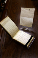 Ausstellung über die britische Polarexpedition 1910-13 am Scott Polar Research Institute in Cambridge