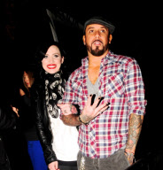 A. J. McLean Shares a Kiss with his New Wife