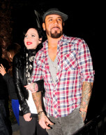 A. J. McLean Shares a Kiss with his New Wife