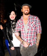 A. J. McLean Shares a Kiss with his New Wife