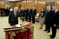 Jura de los nuevos ministros nombrados por Rajoy.