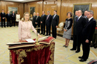 Jura de los nuevos ministros nombrados por Rajoy.