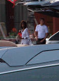 Naomi Campbell and Vladislav Doronin Visit Miami In Luxury Yacht Style
