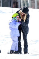 Heidi Klum and Seal watch the kids hit the Slopes in Aspen, CO - Part 2