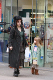 Helena Bonham Carter goes to her local tesco for some groceries with her daughter, London, Britain - 27 Dec 2011