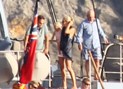 Rupert Murdoch , Sarah and Lachlan in St Barth