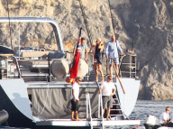 Rupert Murdoch , Sarah and Lachlan in St Barth