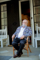 Polish composer and conductor Krzysztof Penderecki at home