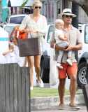 Rupert Murdoch , Sarah and Lachlan in St Barth