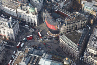 Aerial views of London, Britain - Dec 2011