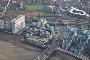 Aerial views of London, Britain - Dec 2011