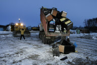 Destroying of gambling machines in Murmansk
