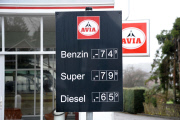 Alles retro - auch die Preise: Eine 60er Jahre Avia Tankstelle in Bad Segeberg