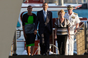 President Barack Obama and the First Family on holiday in Hawaii, America - 29 Dec 2011