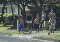 President Barack Obama and the First Family on holiday in Hawaii, America - 30 Dec 2011