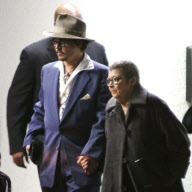 Johnny Depp Spends New Years Eve with His Family