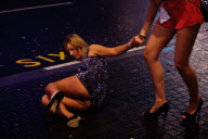 New Year's Eve revellers in Cardiff, south Wales, Britain - 31 Dec 2011