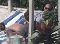 Rosie Huntington-Whiteley and Jason Statham Relax in Miami